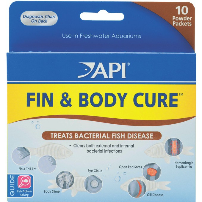API Fin & Body Cure Powder - Huber's Animal Health