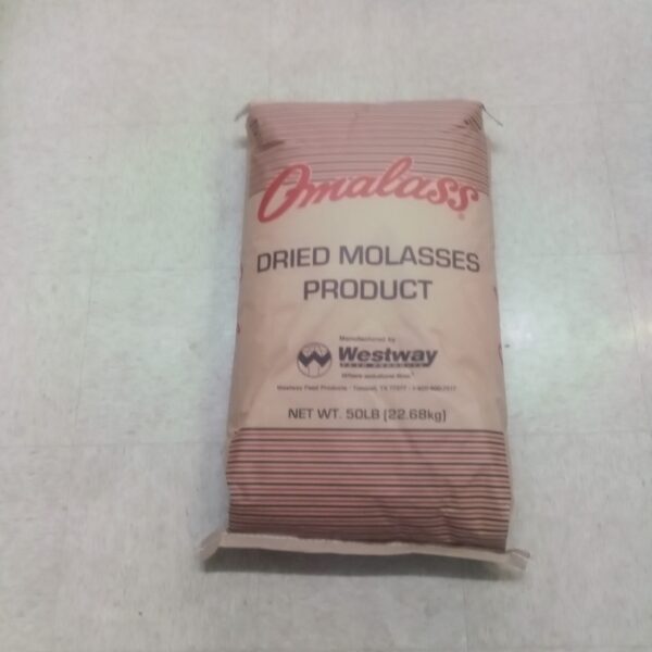 50 lb Dried Molasses Bag - Enhance Feed Palatability