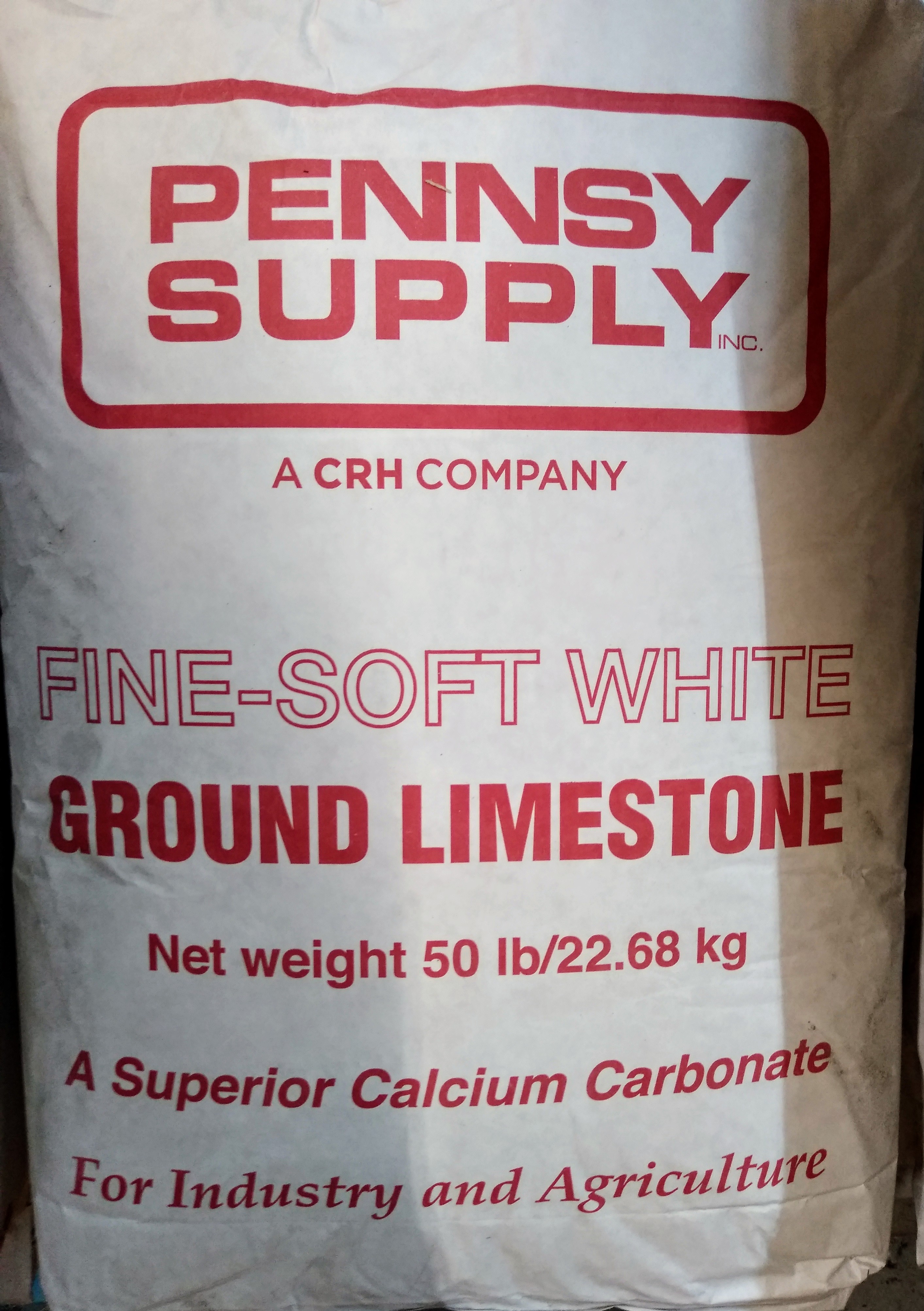 Limestone Calcium Feed Grade 50 LB Huber's Animal Health