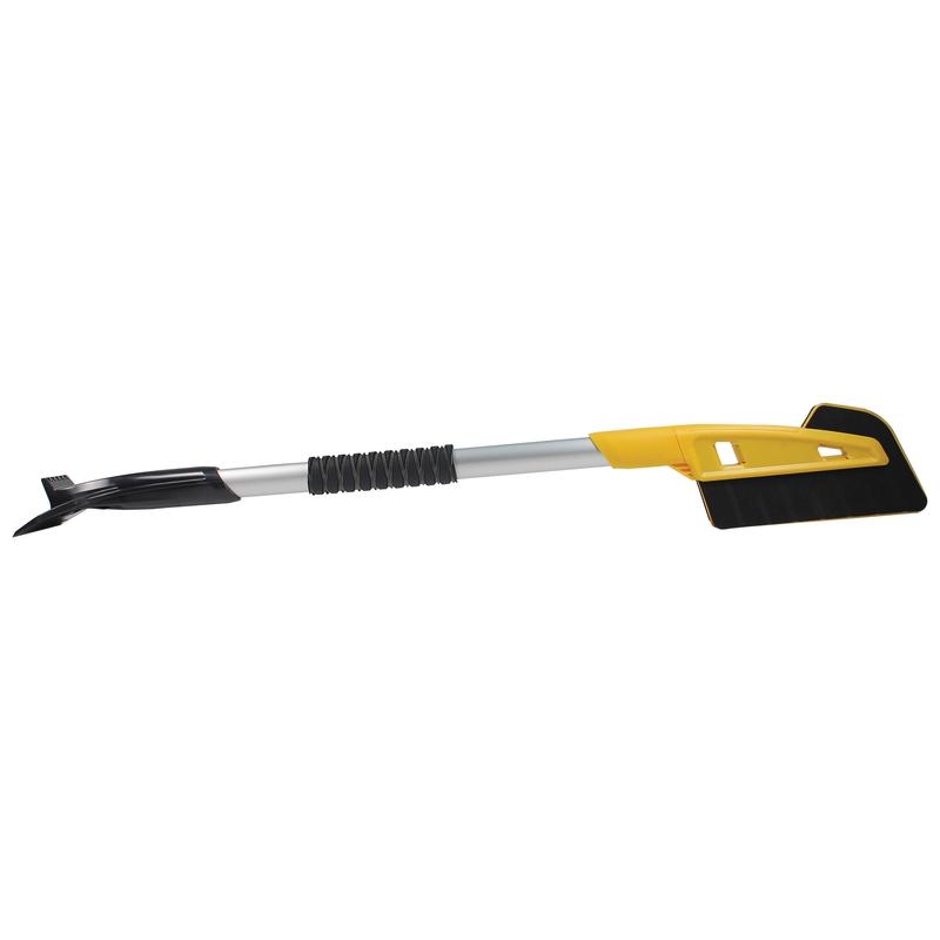 Rain-X 36" Snow Brush Ice Scraper Tool With Curved Handle, Black