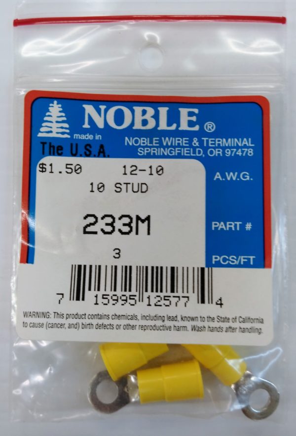 Yellow Noble #10 Stud 233M