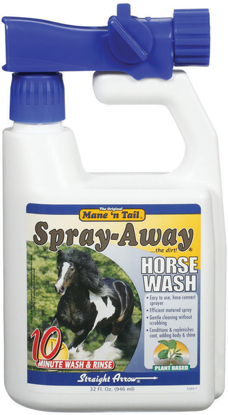 SprayAway Horse Wash Mane n' Tail Quart Huber's Animal Health