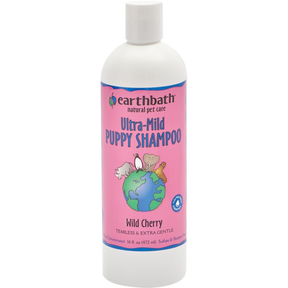 Puppy Shampoo Tearless Wild Cherry 16 OZ