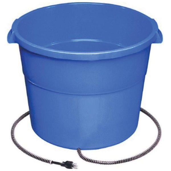Durable 16 Gallon Heated Tub for Cold Weather