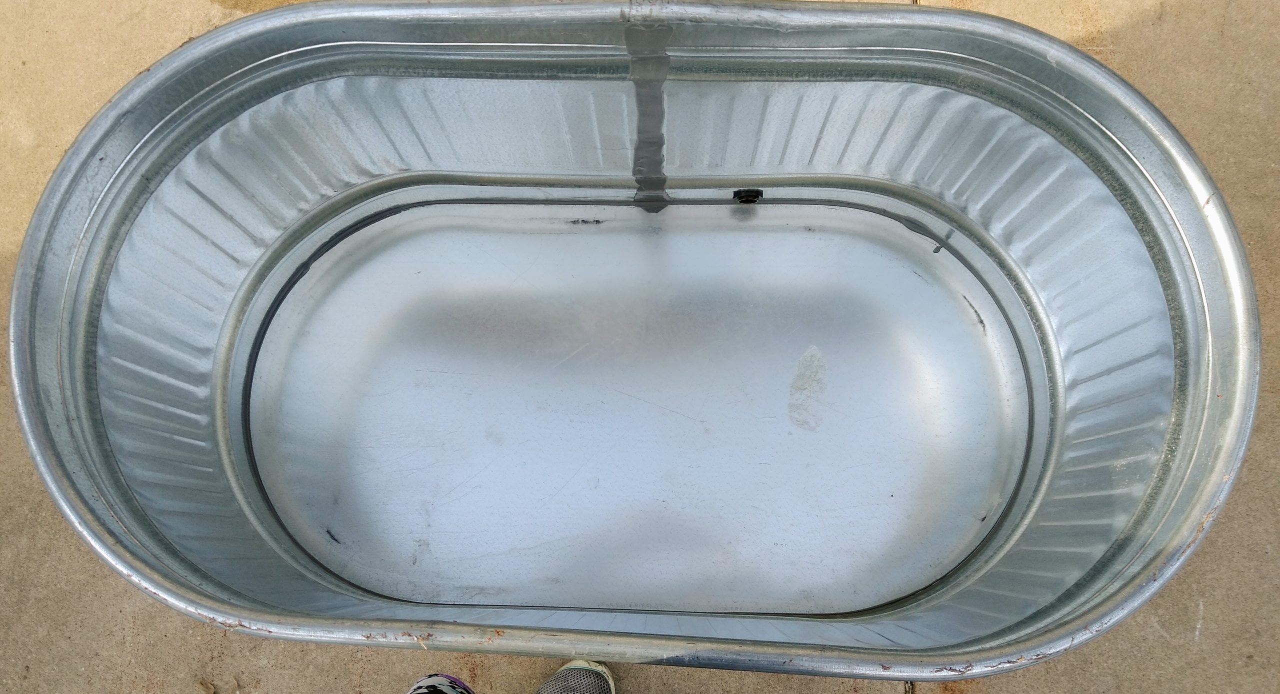 Galvanized Stock Tank 2' X 2' X 4' Behlen Huber's Animal Health