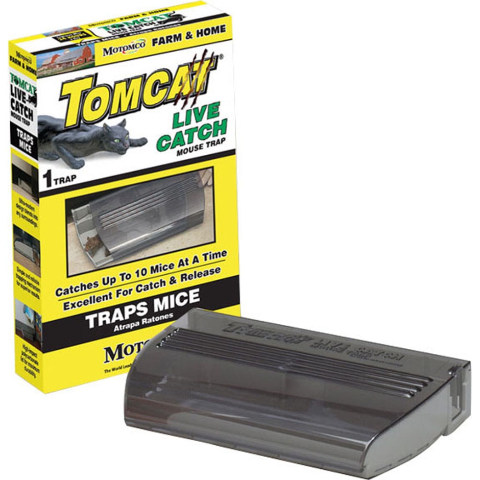 TomCat Live Catch Mouse Trap Plastic