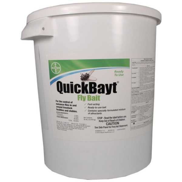 QuickBayt Fly Bait 35 lb Effective Fly Control Solution