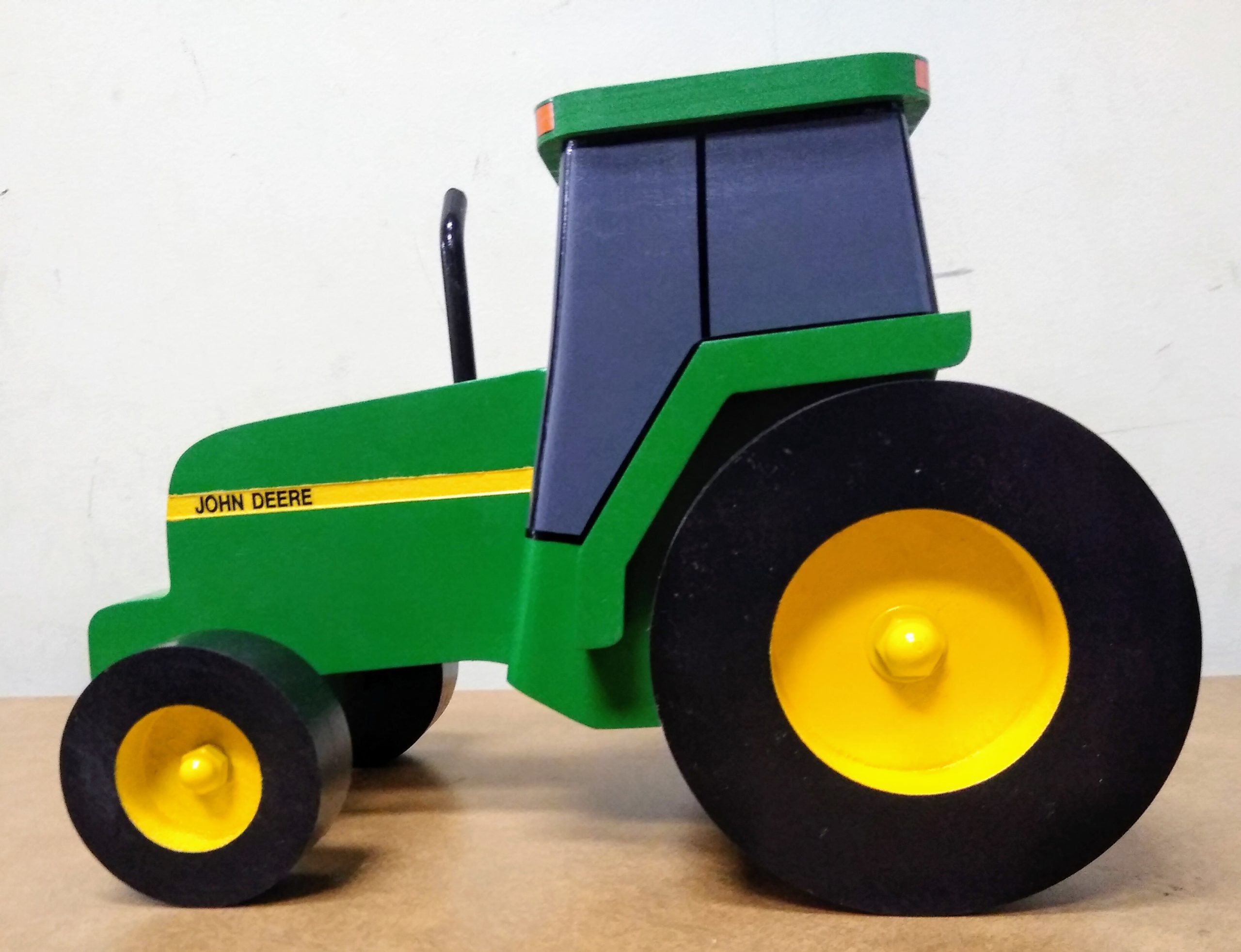Toy Wooden John Deere Tractor