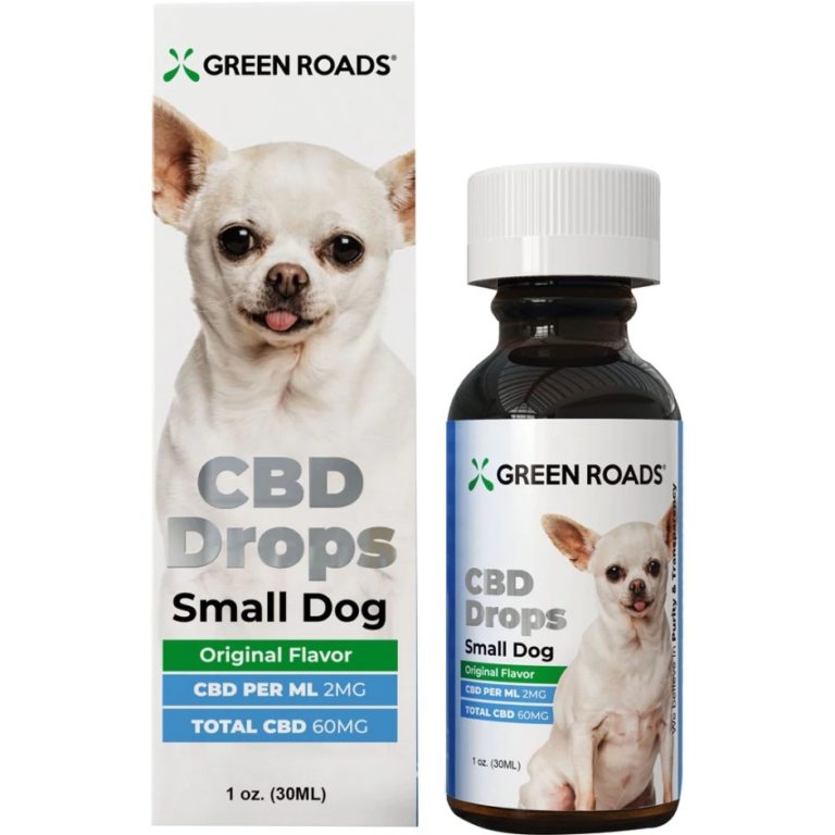 CBD Drops For Small Dogs 60 MG 1 OZ Huber's Animal Health