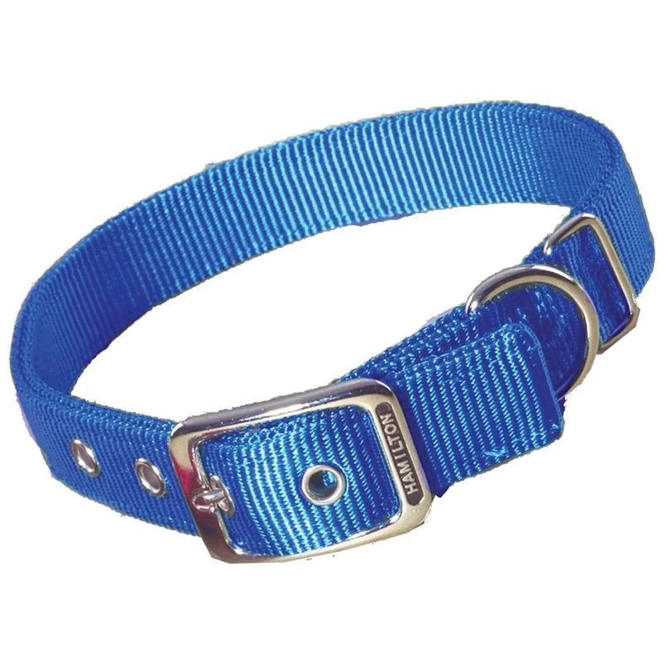 NO Adjustable Nylon Dog Collar in Blue Buy online
