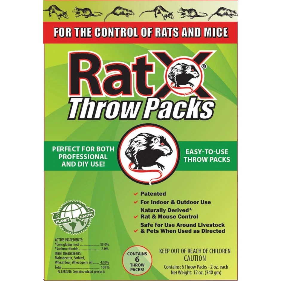 Rat X Throw Packs 6 X 2 OZ Packs