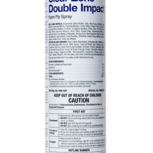 Clear Zone Double Impact Fly Spray - Instant Action
