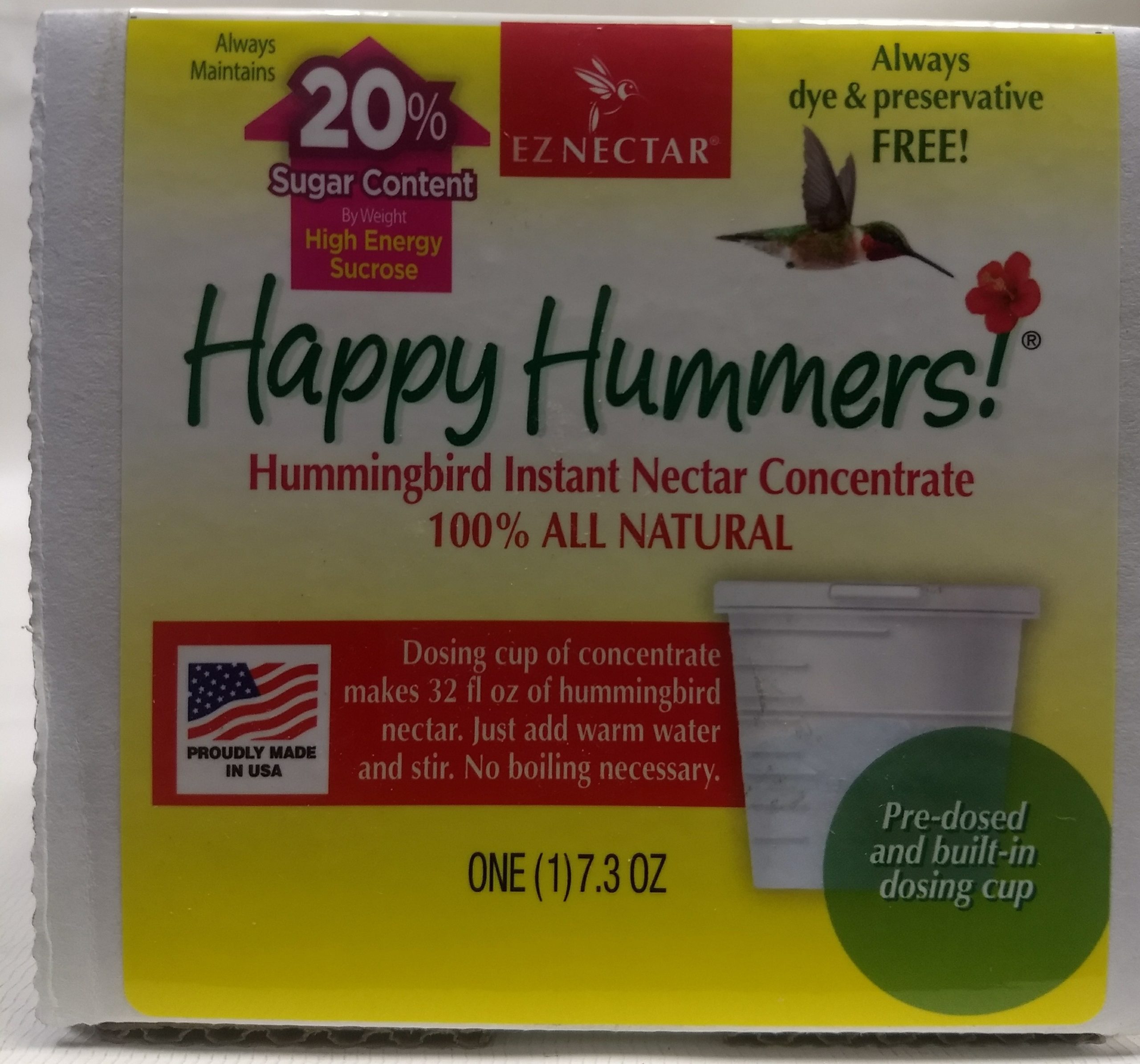 Hummingbird Nectar Instant Conc 7.3 OZ Huber's Animal Health