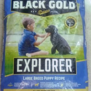 BLACK GOLD LARGE BREED PUPPY 40 LB