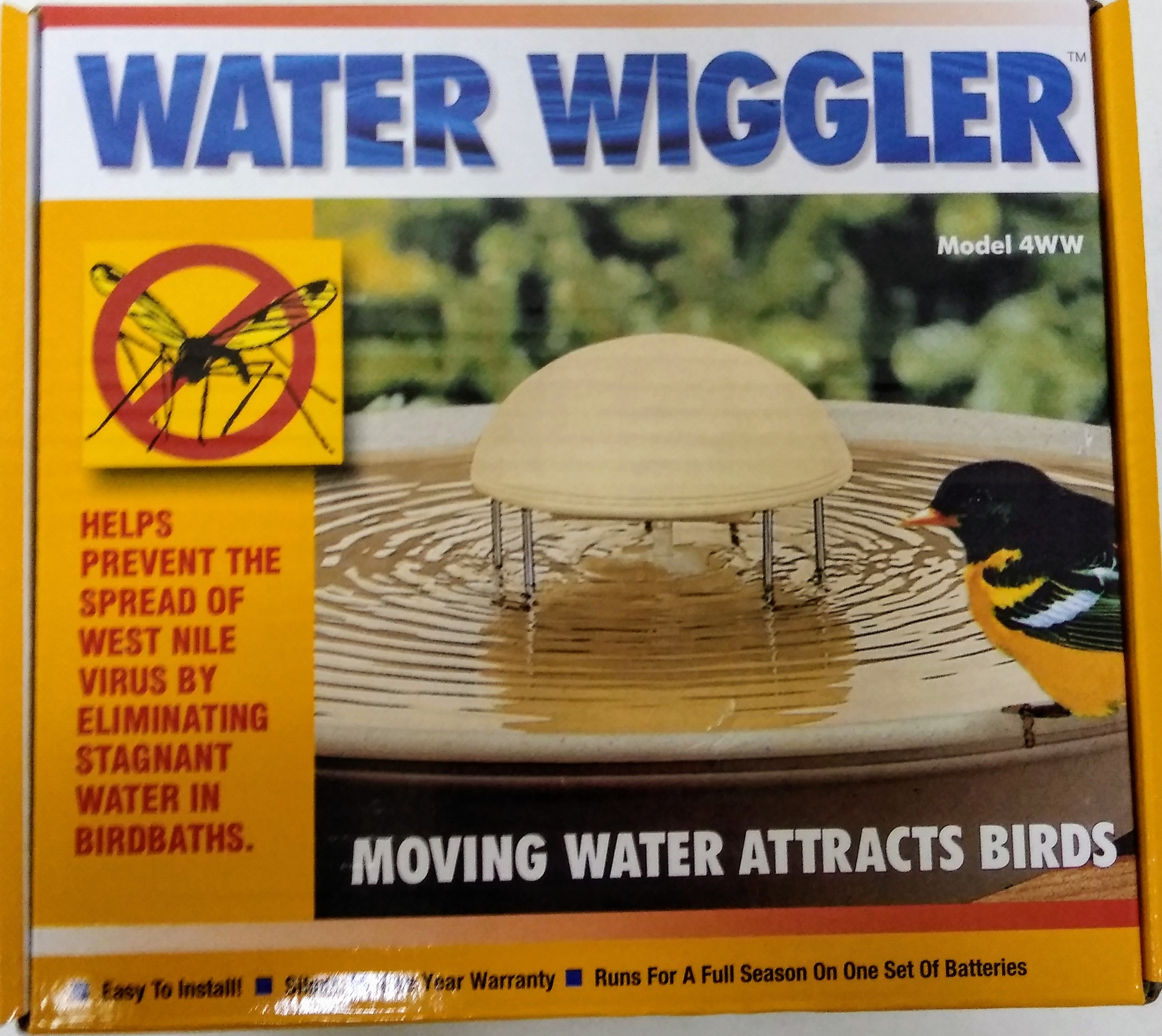 Bird Bath Water Wiggler - Huber's Animal Health