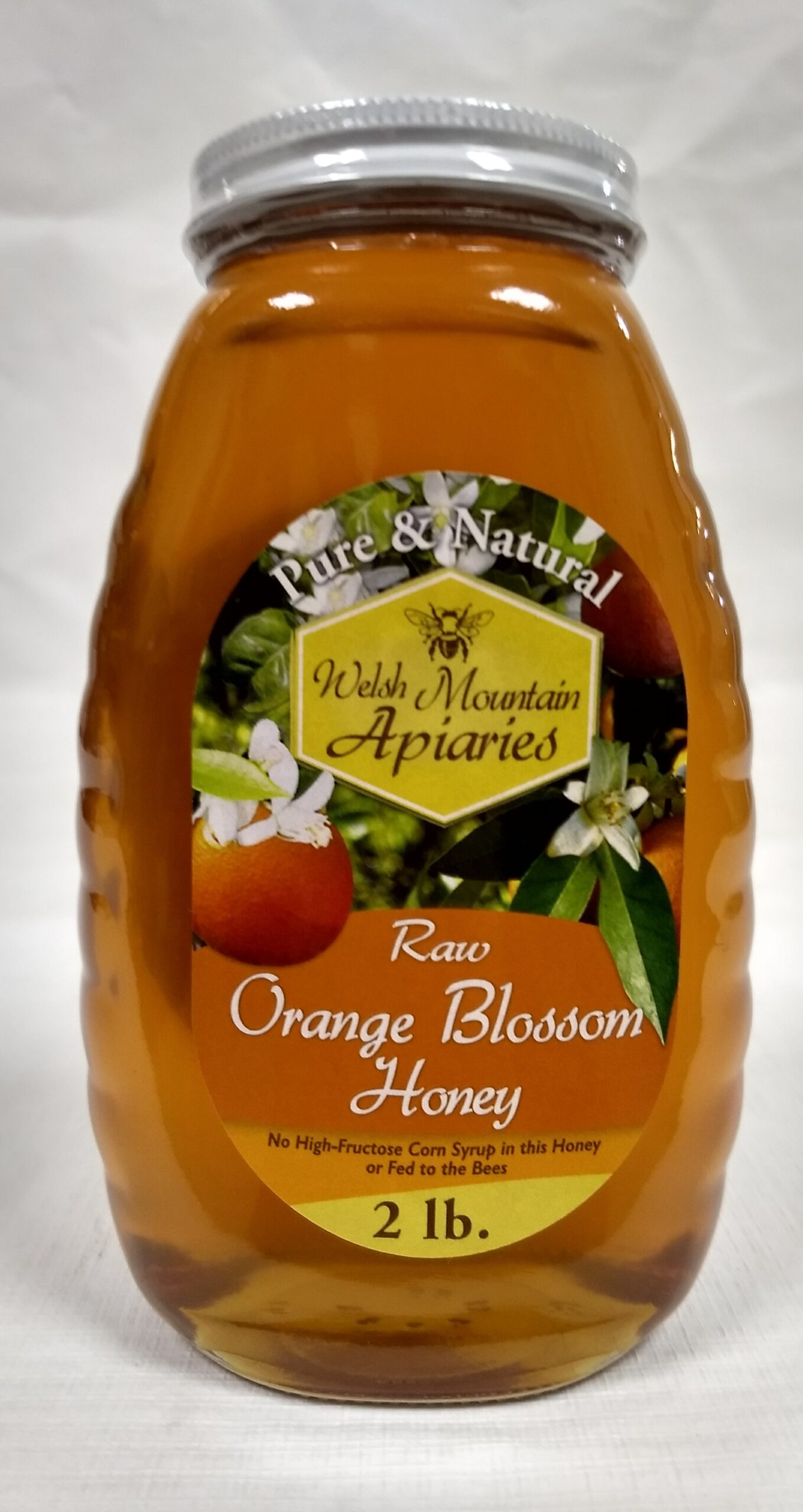 Honey Raw Orange Blossom 2 LB