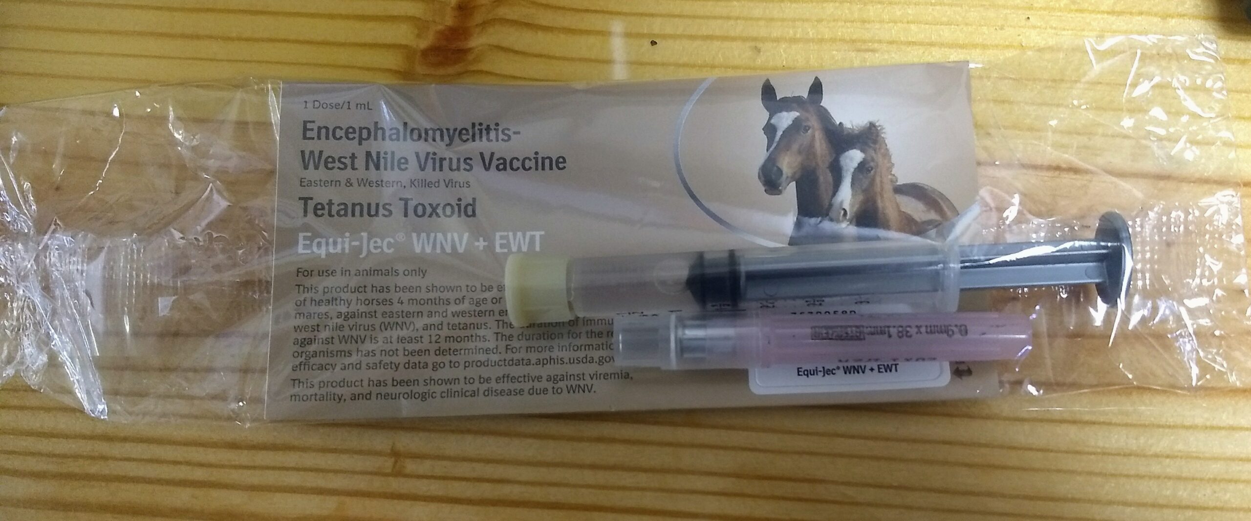 Horse Vaccine West Nile + E W & T 1 Dose