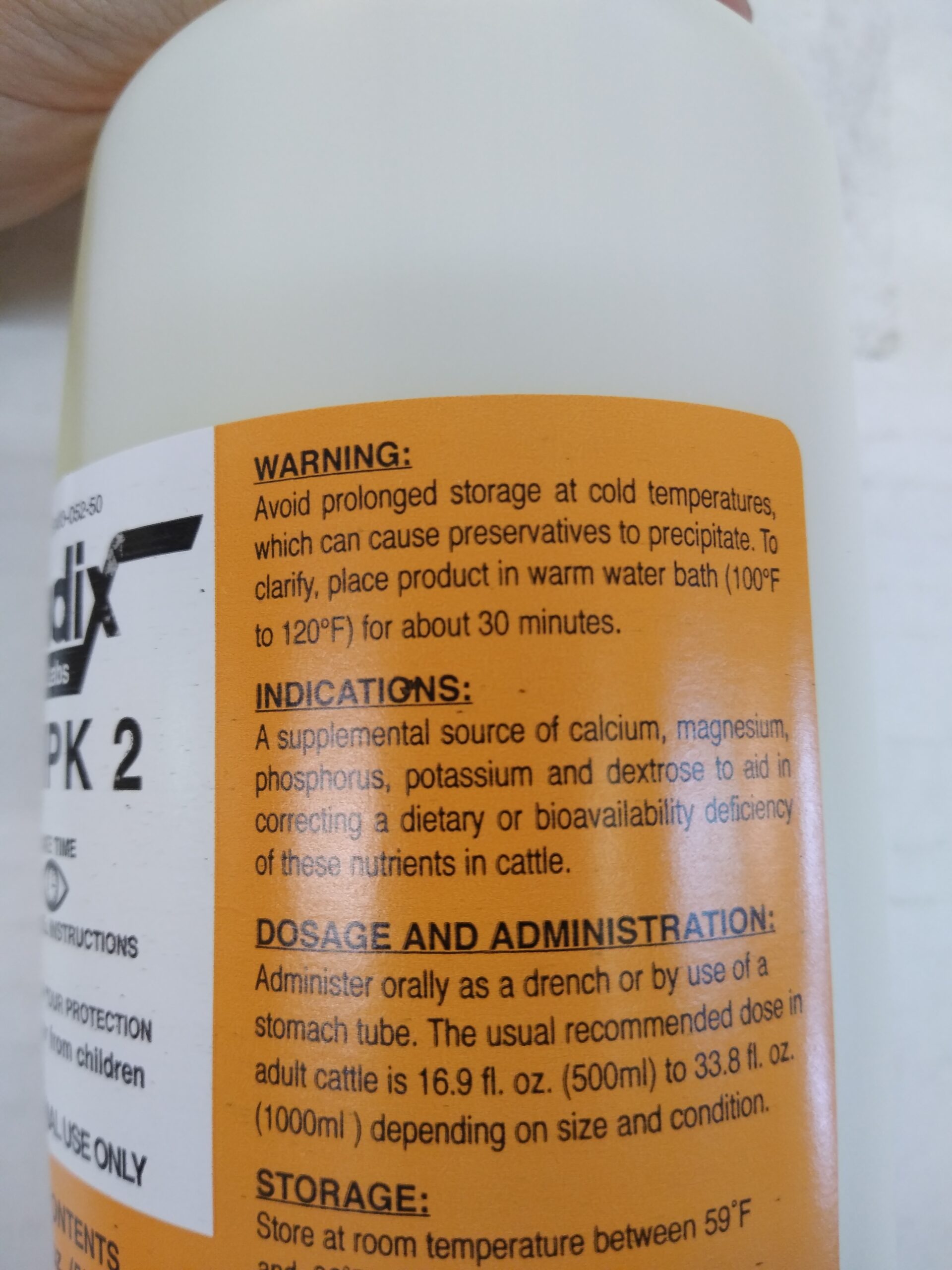 CMPK 2 500 ML Radix - Huber's Animal Health