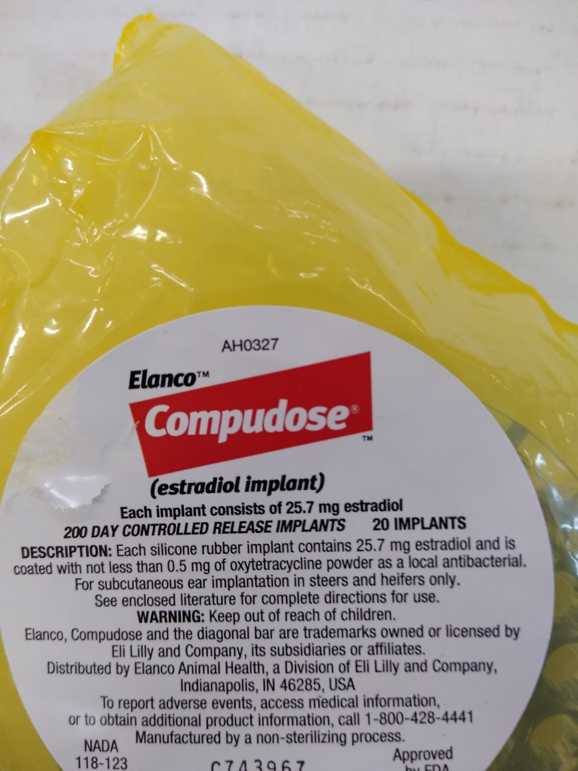 Compudose Implant 20 Count