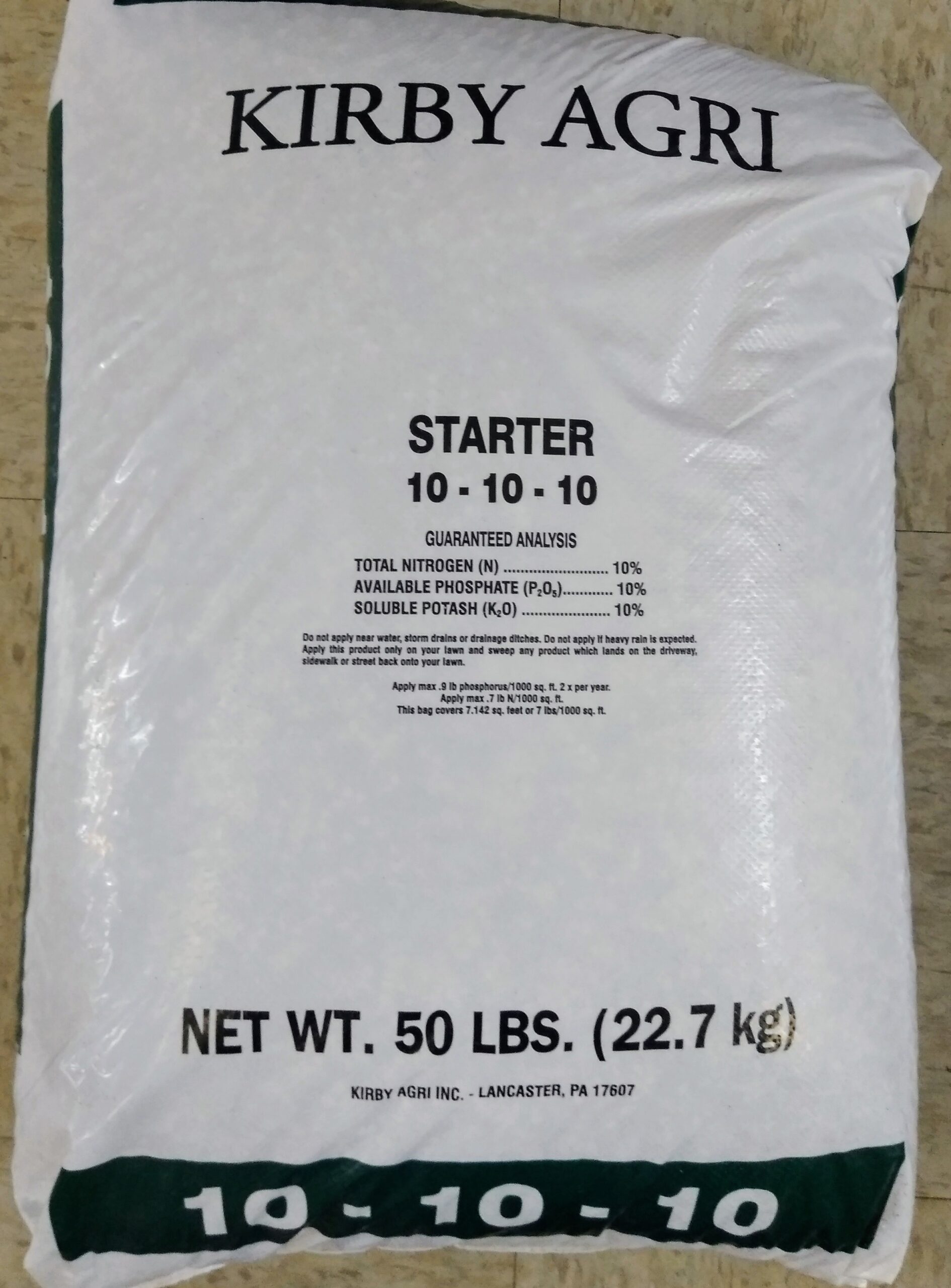 Fertilizer 10-10-10 All Purpose 50 LB. - Huber's Animal Health