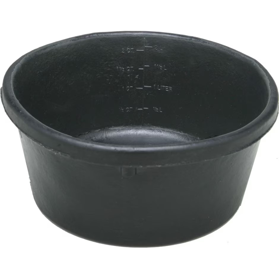 Rubber Feed Pan 2 Quart Fortex