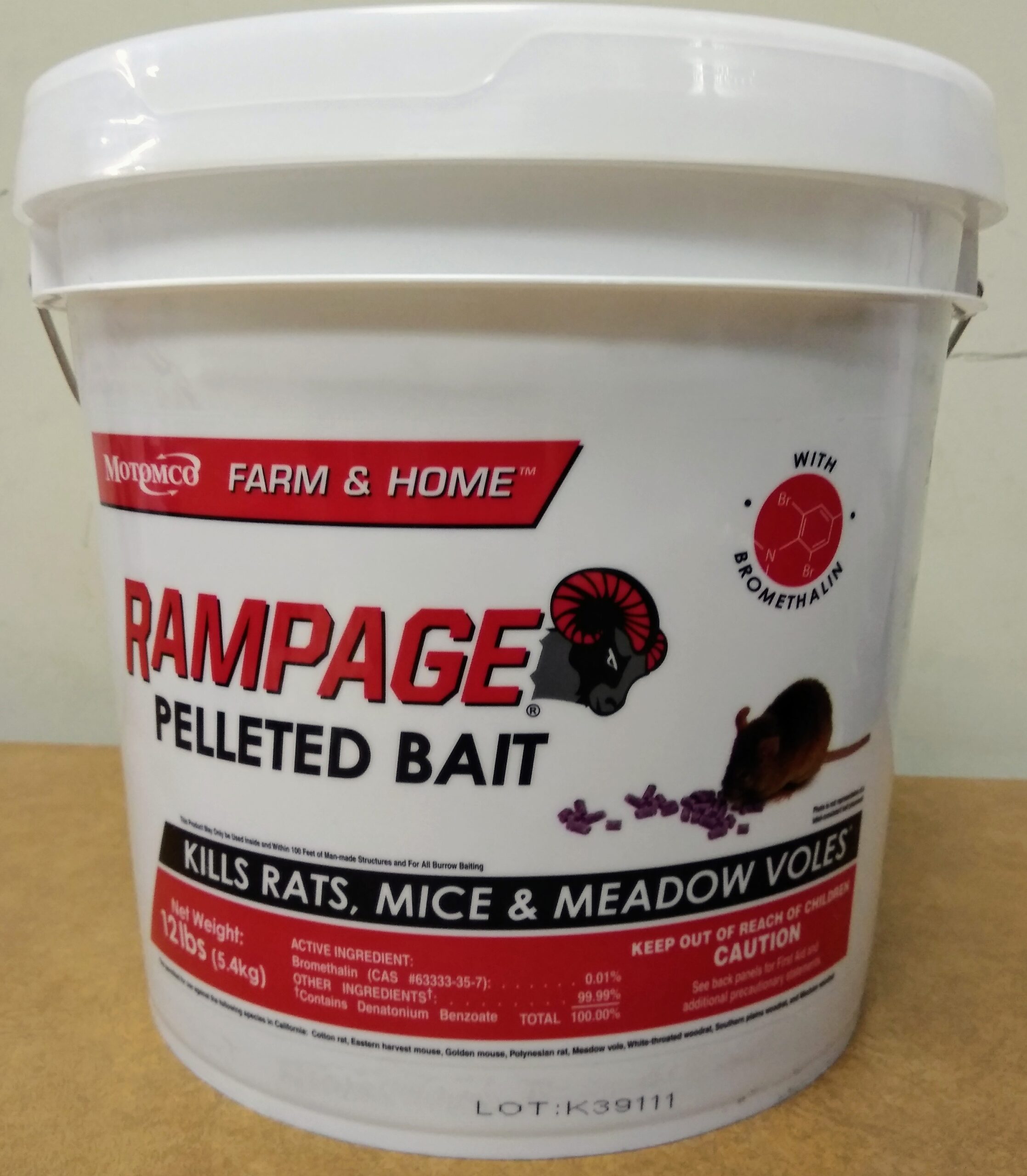 Rampage Pelleted Bait 12 LB