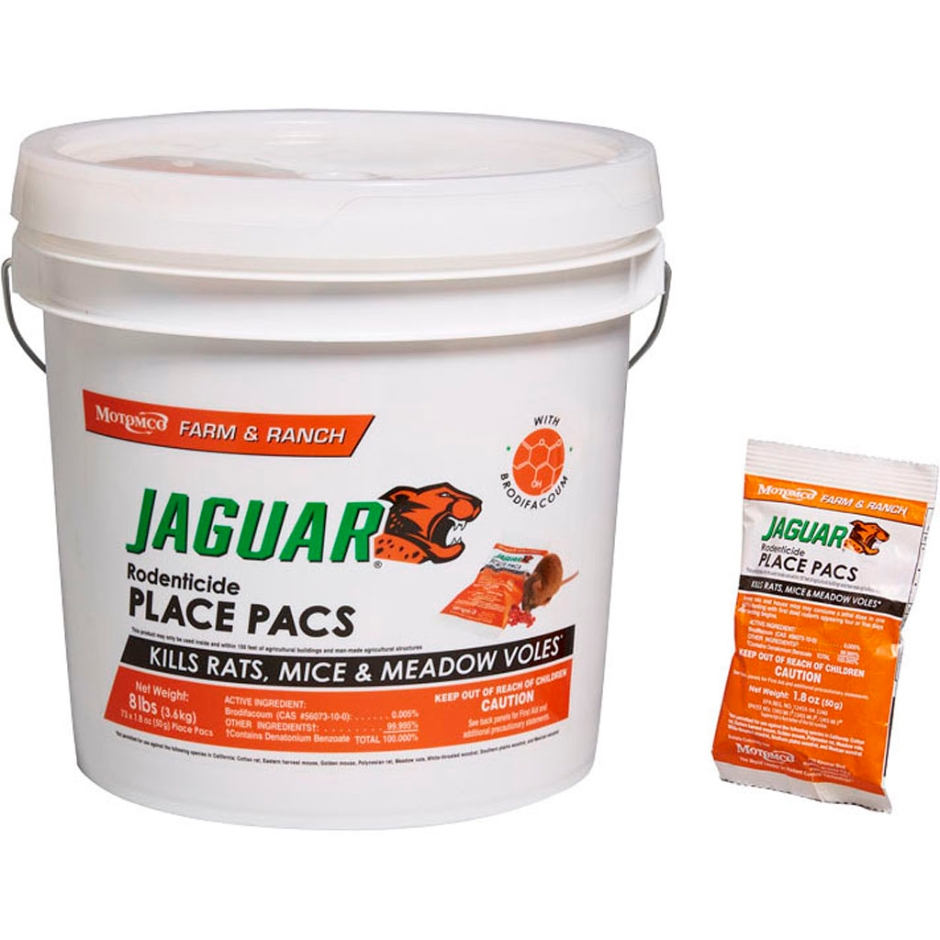 Jaguar Place Pacs Pail 73 Pack 50 GM 8 LB