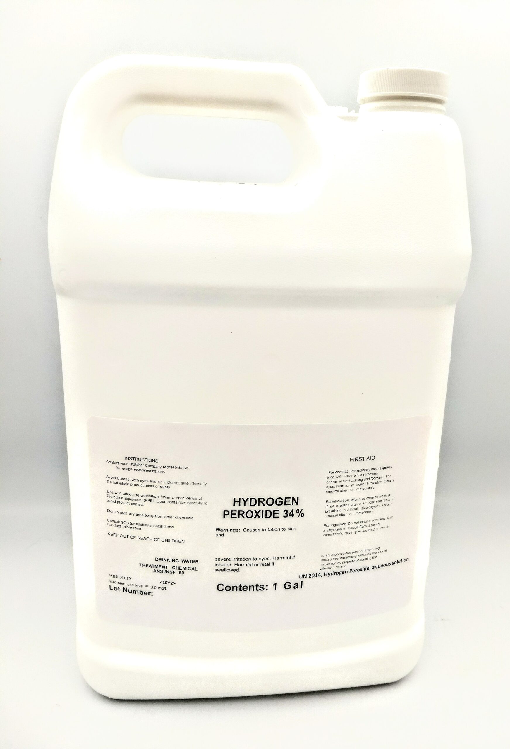 Hydrogen Peroxide 34% Gallon