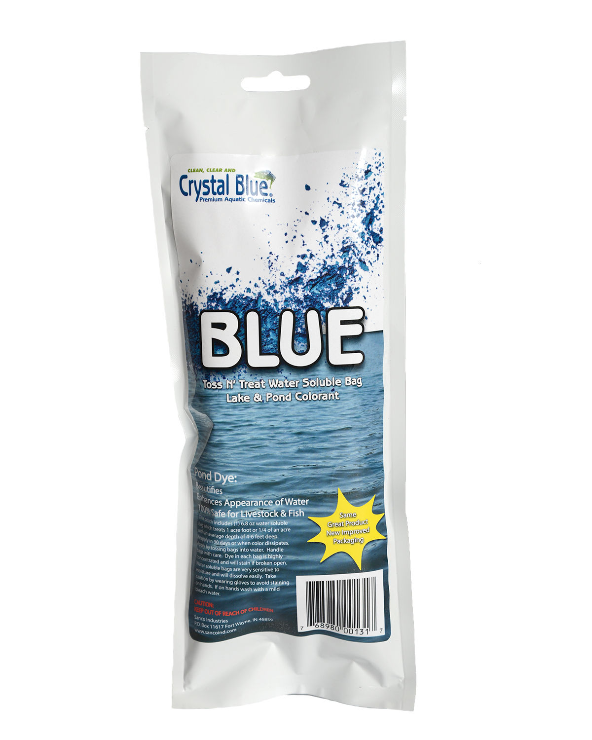 Blue Babybottle【クリスタルパワーストーン】 Crystal Blue Throw 6.8 OZ Package - Huber's Animal Health