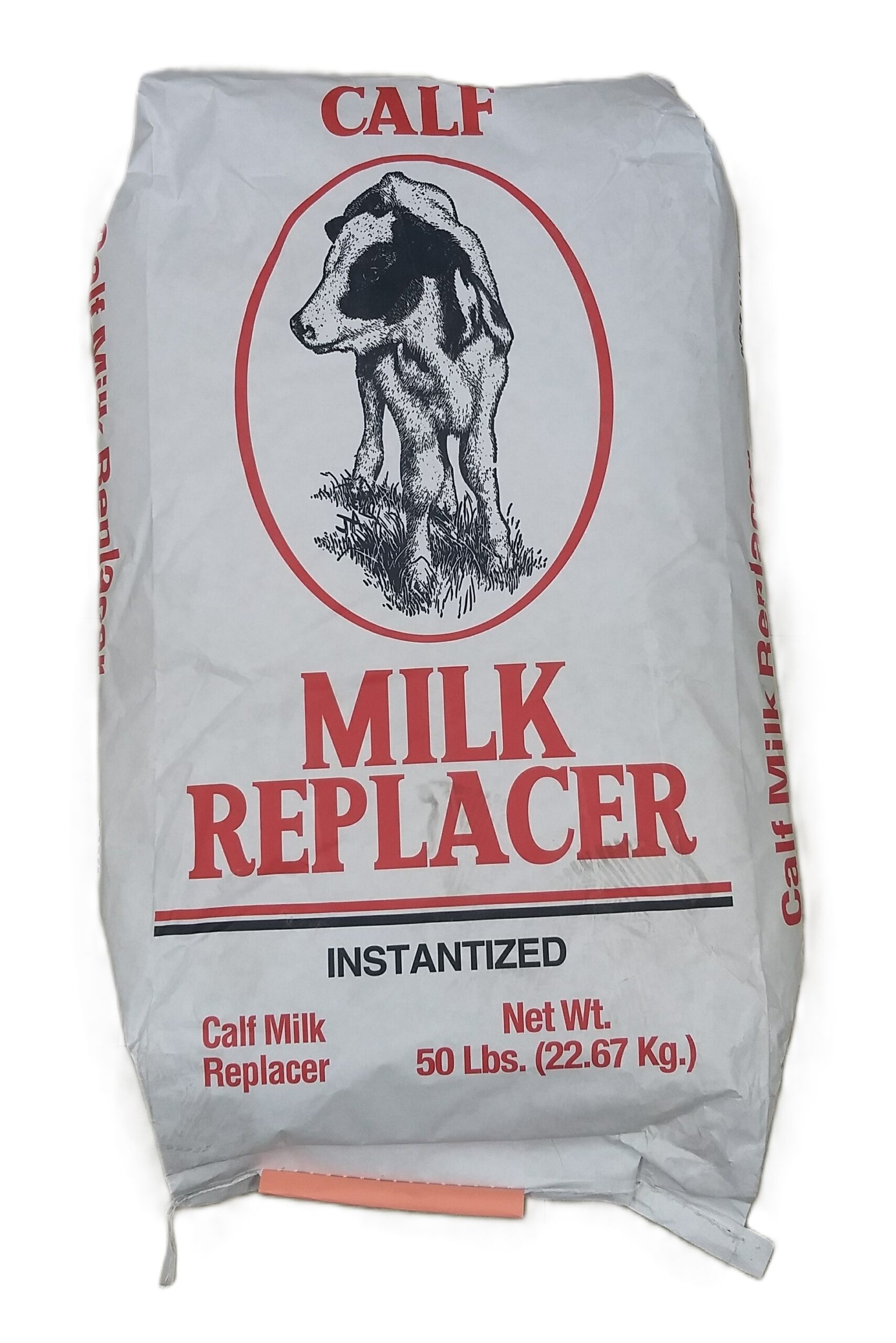 新品　 Bashful Calf Medium 廃盤　牛　ウシ Huber's Milk Replacer W/ Moss 50 LB - Huber's Animal Health
